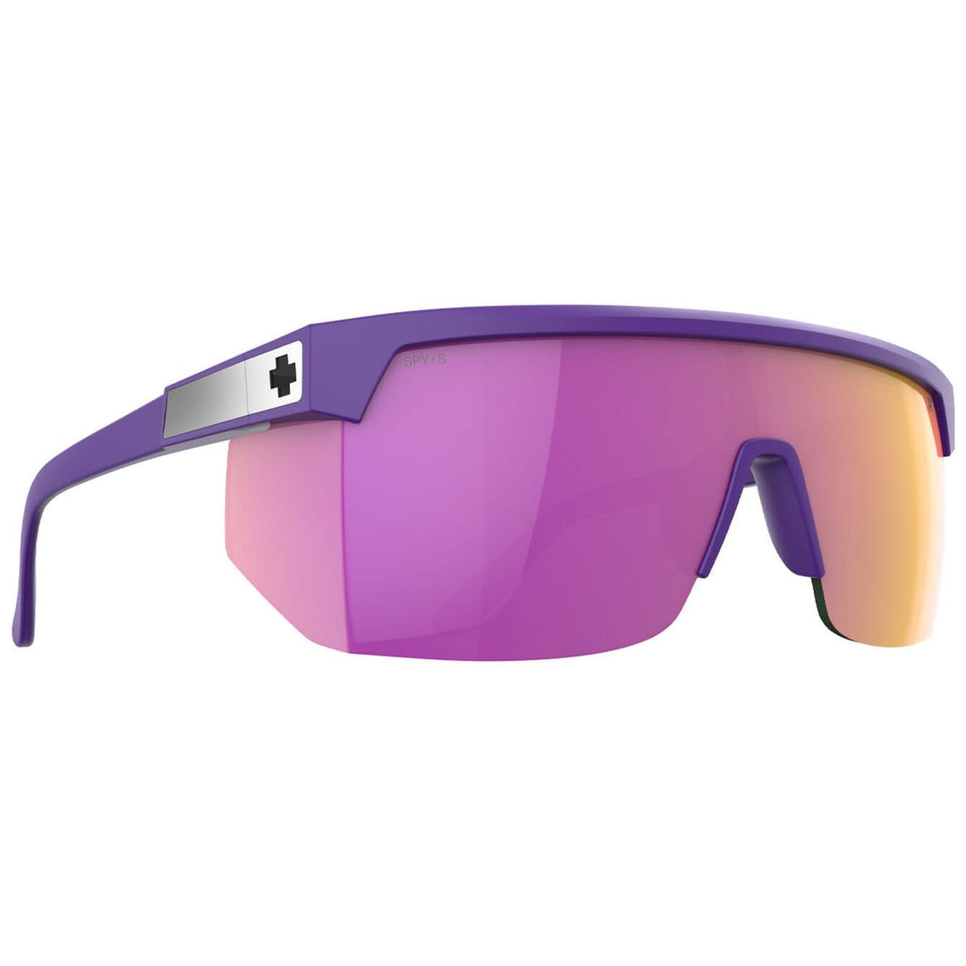 Spy Super Flynn ANSI Matte Purple | Happy Gray Green Pink Mirror
