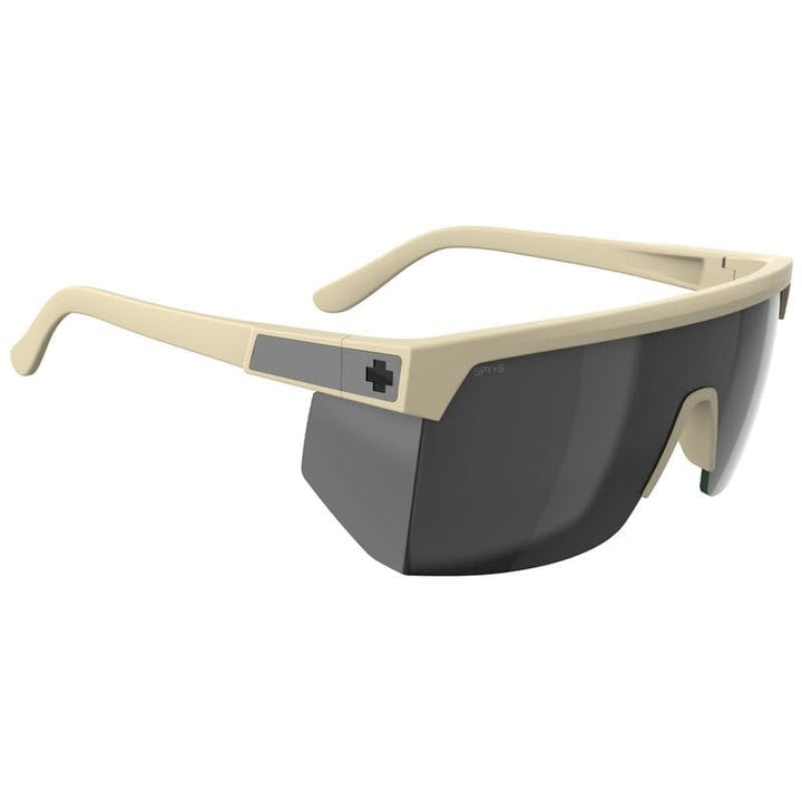 Spy Super Flynn ANSI Matte Sand | Happy Gray Green Black Mirror