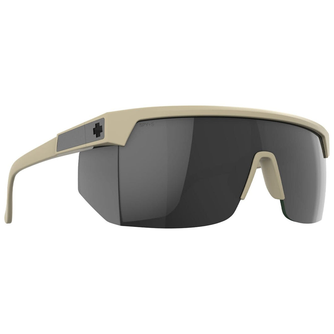 Spy Super Flynn ANSI Matte Sand | Happy Gray Green Black Mirror