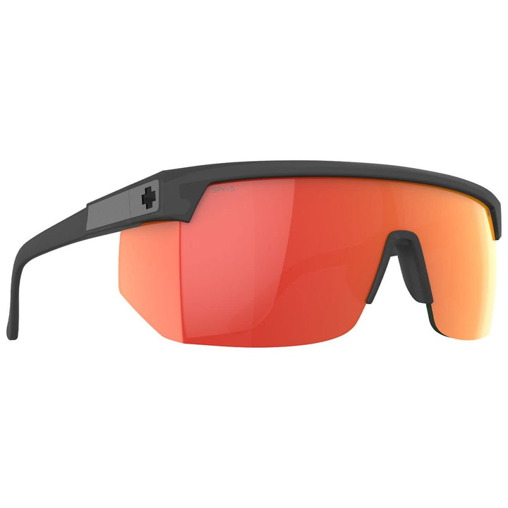 Spy Super Flynn ANSI Trans Matte Black | Happy Gray Green Orange Mirror