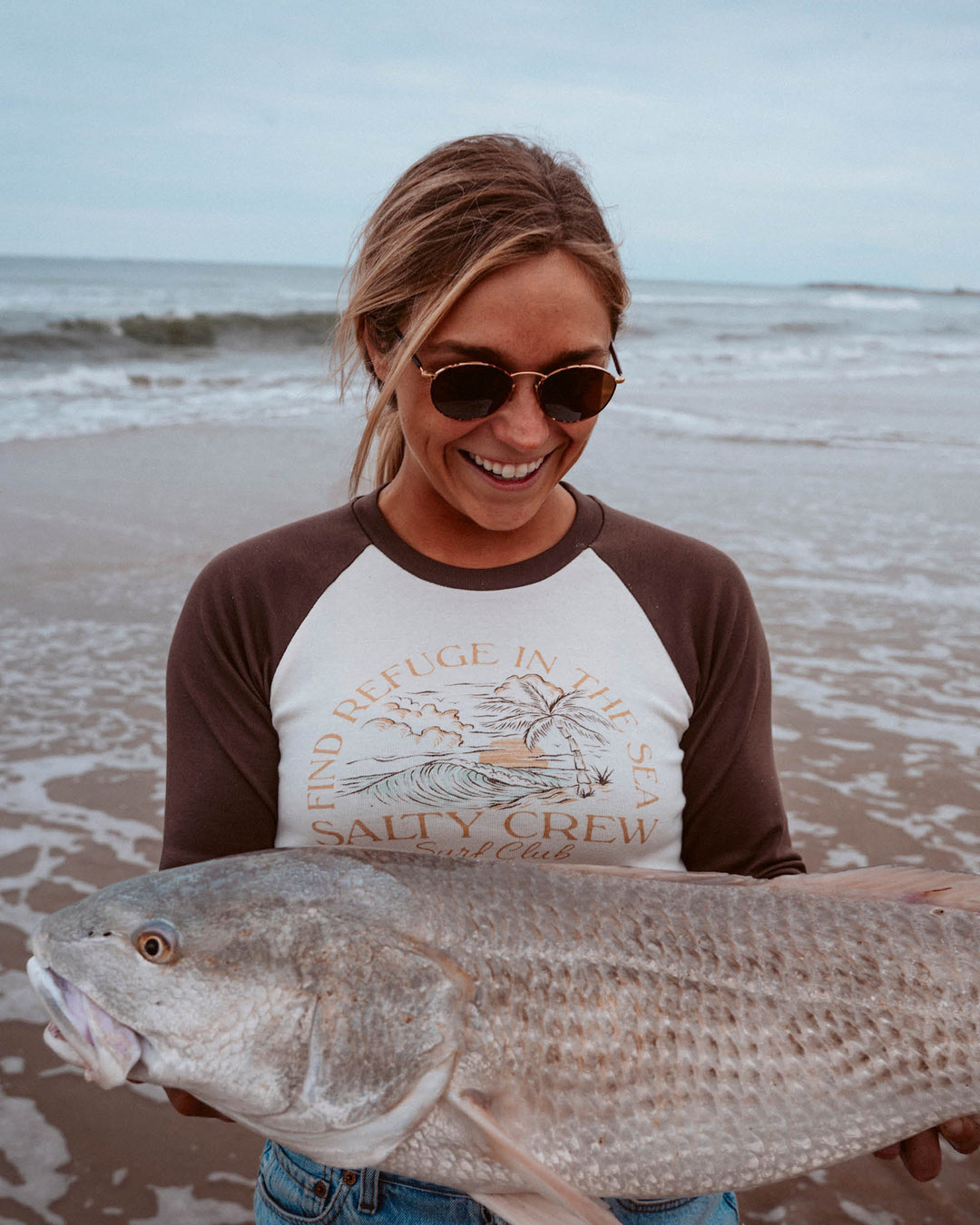 Salty Crew Surf Club Long Sleeve Tee (Women&