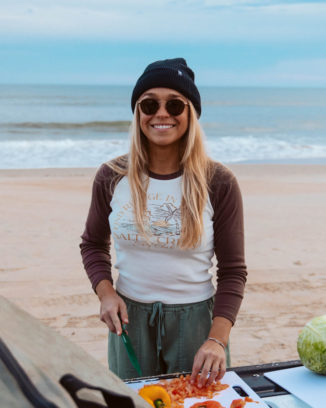 Salty Crew Surf Club Long Sleeve Tee (Women&