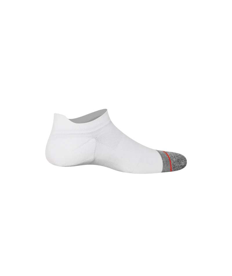 Saxx Whole Package Ankle | White/Grey Heather