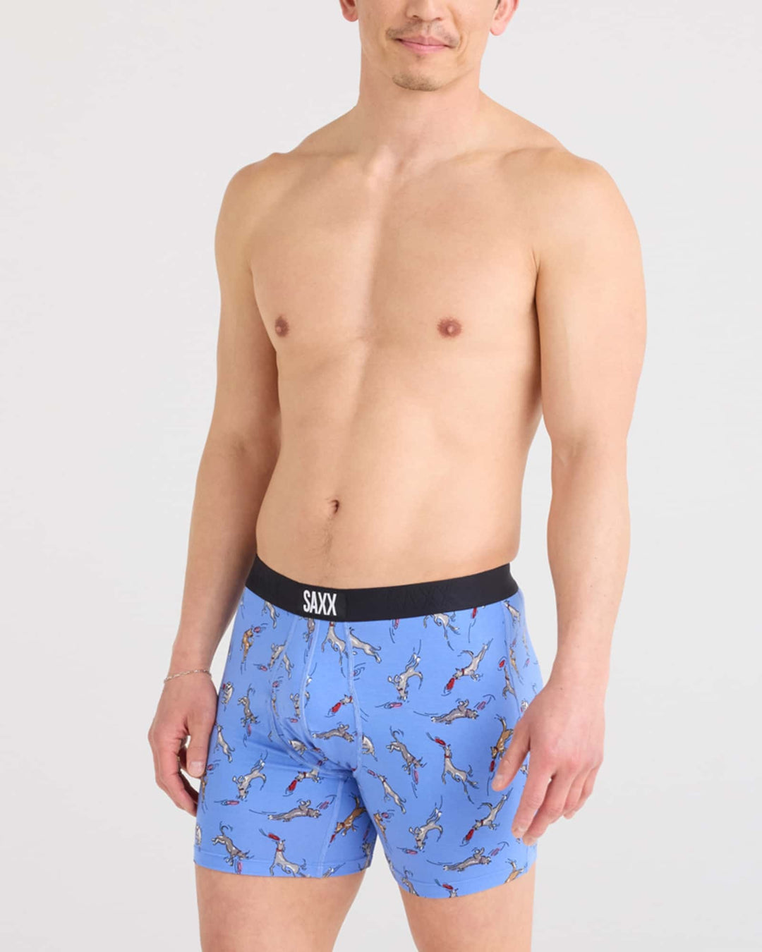 Saxx Ultra Super Soft Boxer Brief Fly | Disc Dogs-Sail Blue