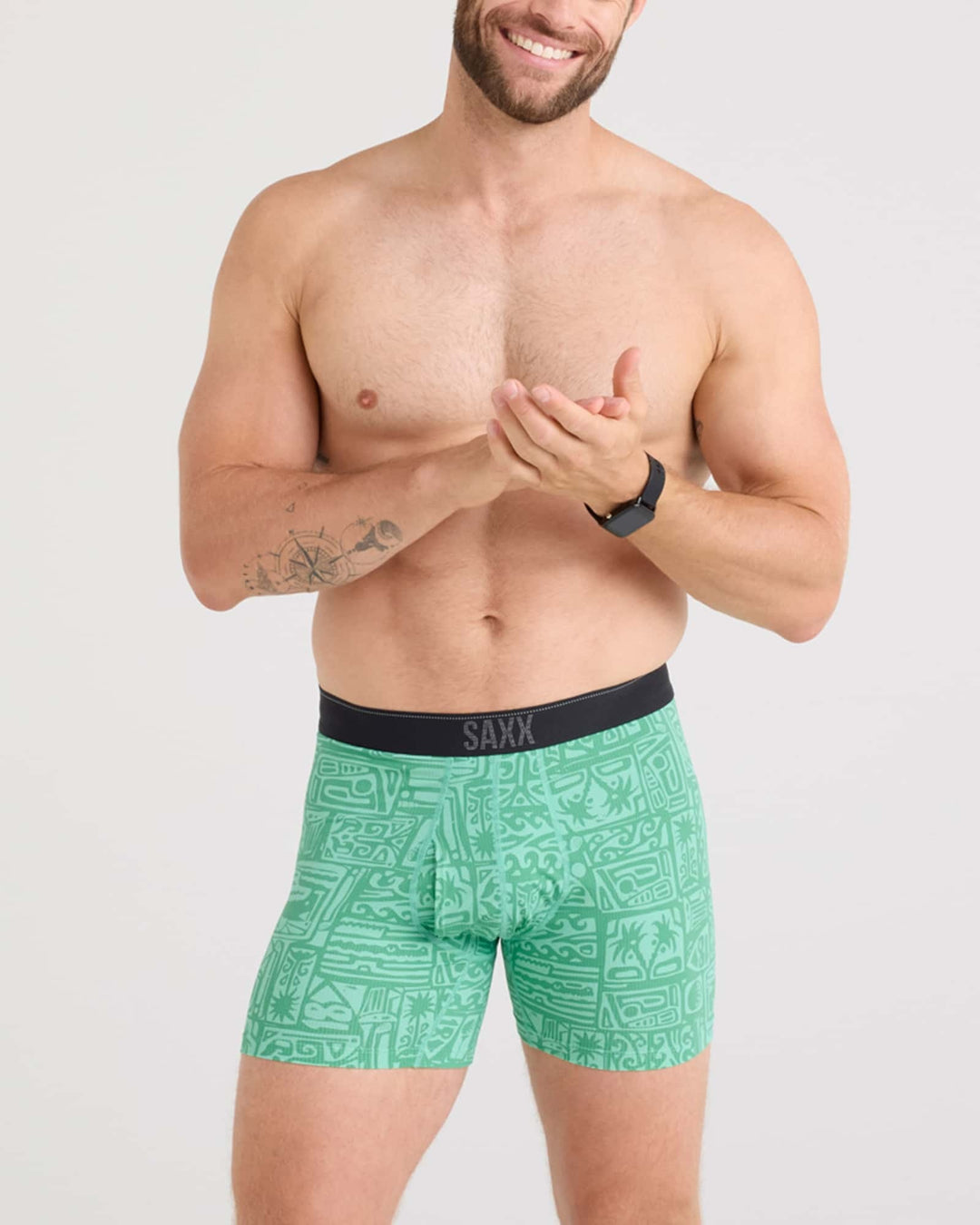 Saxx Quest Quick Dry Mesh Boxer Brief Fly | Pretty Birdie
