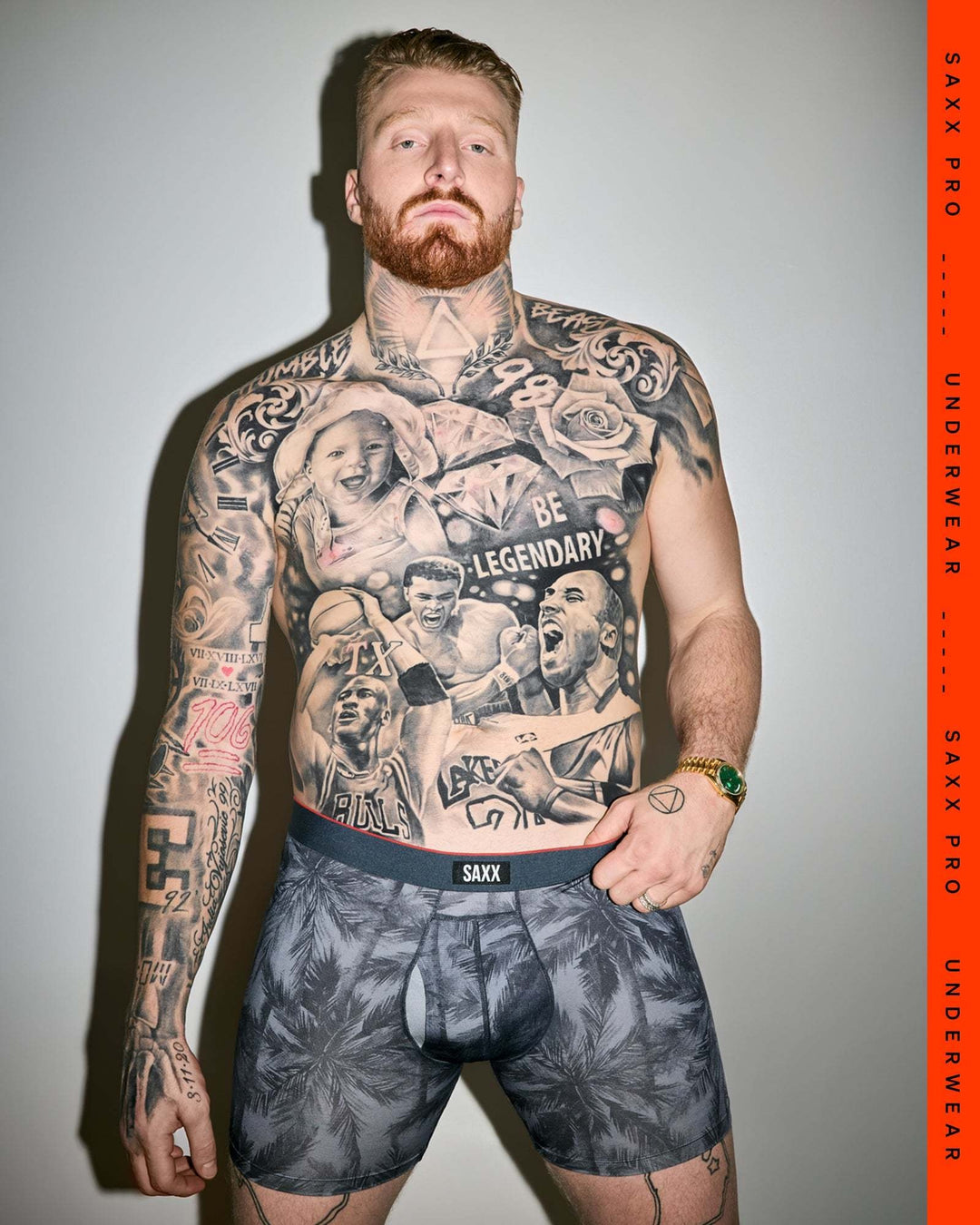 Saxx Multi-Sport Mesh Boxer Brief Fly | Vacation Vibes-Turbulence