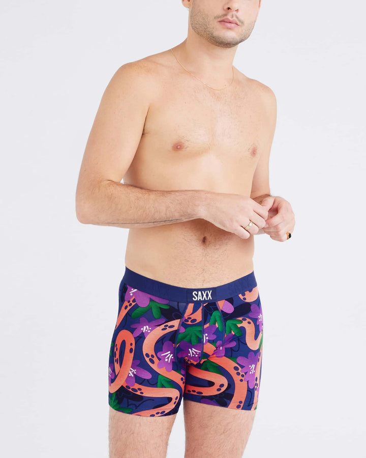 Saxx Vibe Super Soft Boxer Brief | Year Of The Snake-Blue