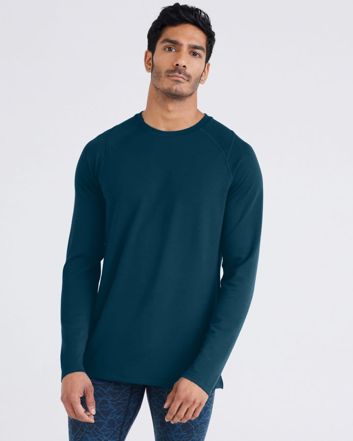 SAXX Roast Master Mid-Weight Long Sleeve Crew | Storm