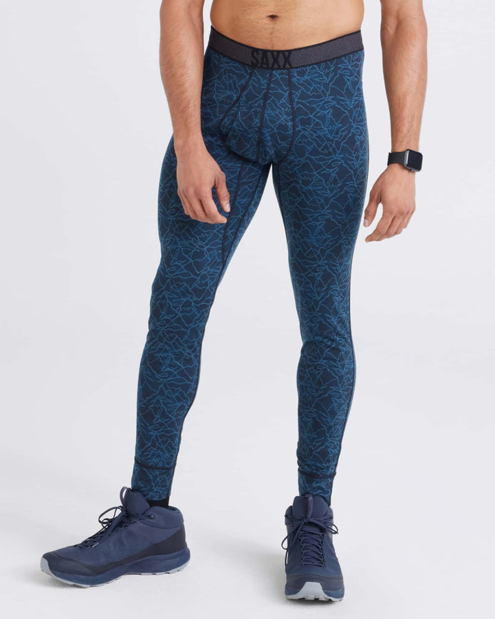 SAXX Roast Master Mid-Weight Bottom Fly | Sketchy Mountain-Teal