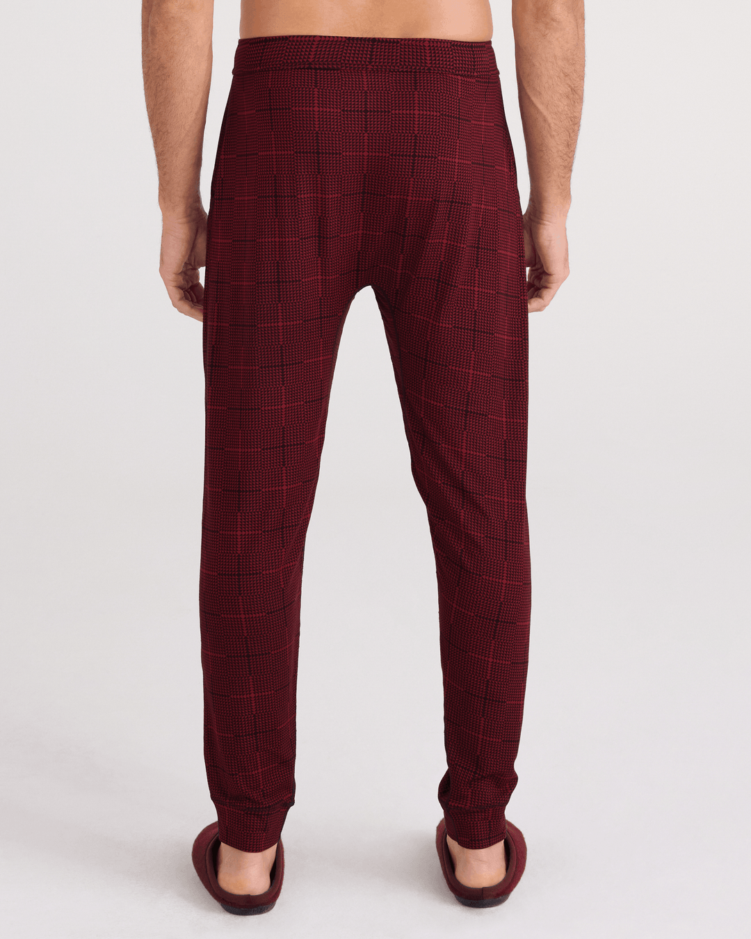 Saxx Snooze Pant | Rad Plaid-Cabernet