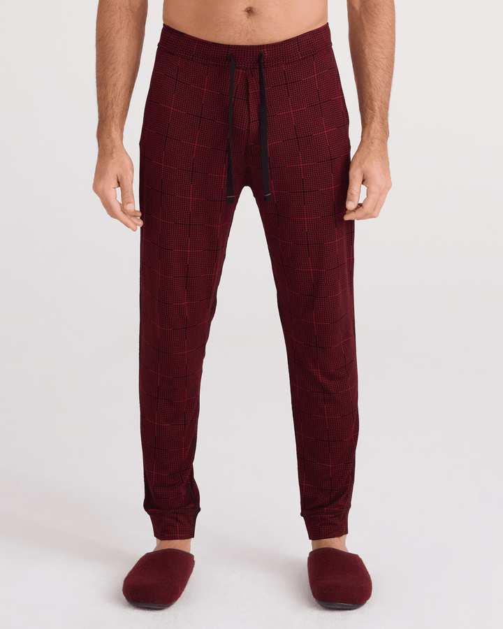 Saxx Snooze Pant | Rad Plaid-Cabernet