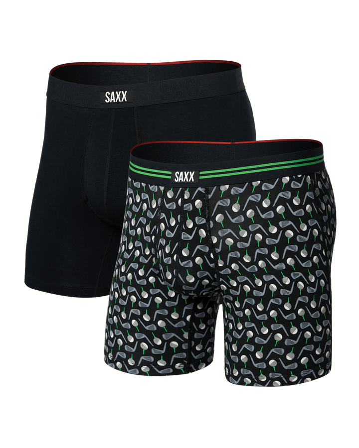 Saxx Vibe Xtra Soft Comfort-2Pk | Back Nine/Black