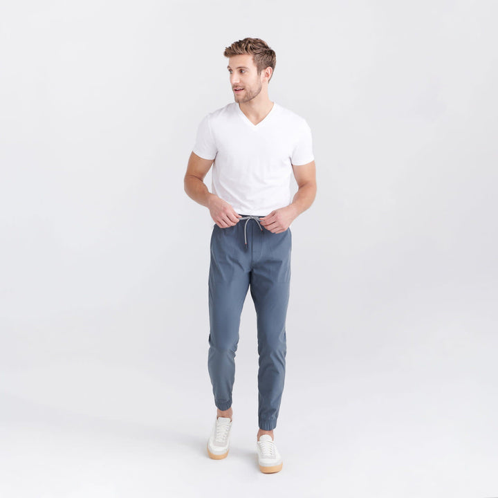 SAXX DropTemp Cooling Cotton V-Neck Tee (Men&