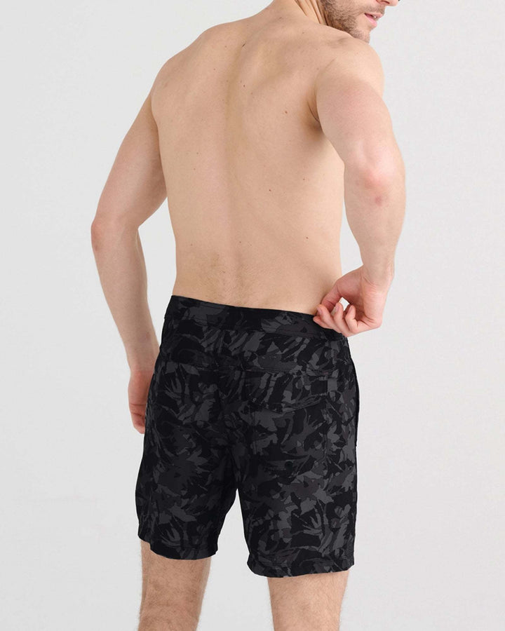 SAXX Betawave 2N1 Boardie 17" (Mens) | Batik Camo-Dark Graphite