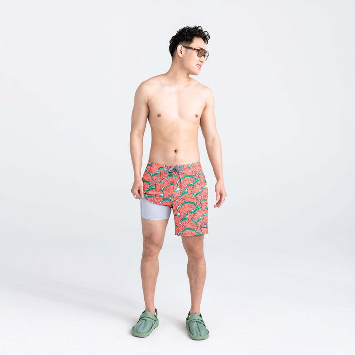 SAXX Betawave 2N1 Boardie 17" (Mens) | Mega Melon-Multi