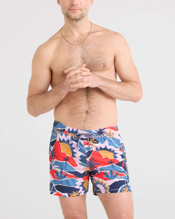 SAXX Oh Buoy 2N1 Volley 5" (Mens) | Break Of Dawn-Blue