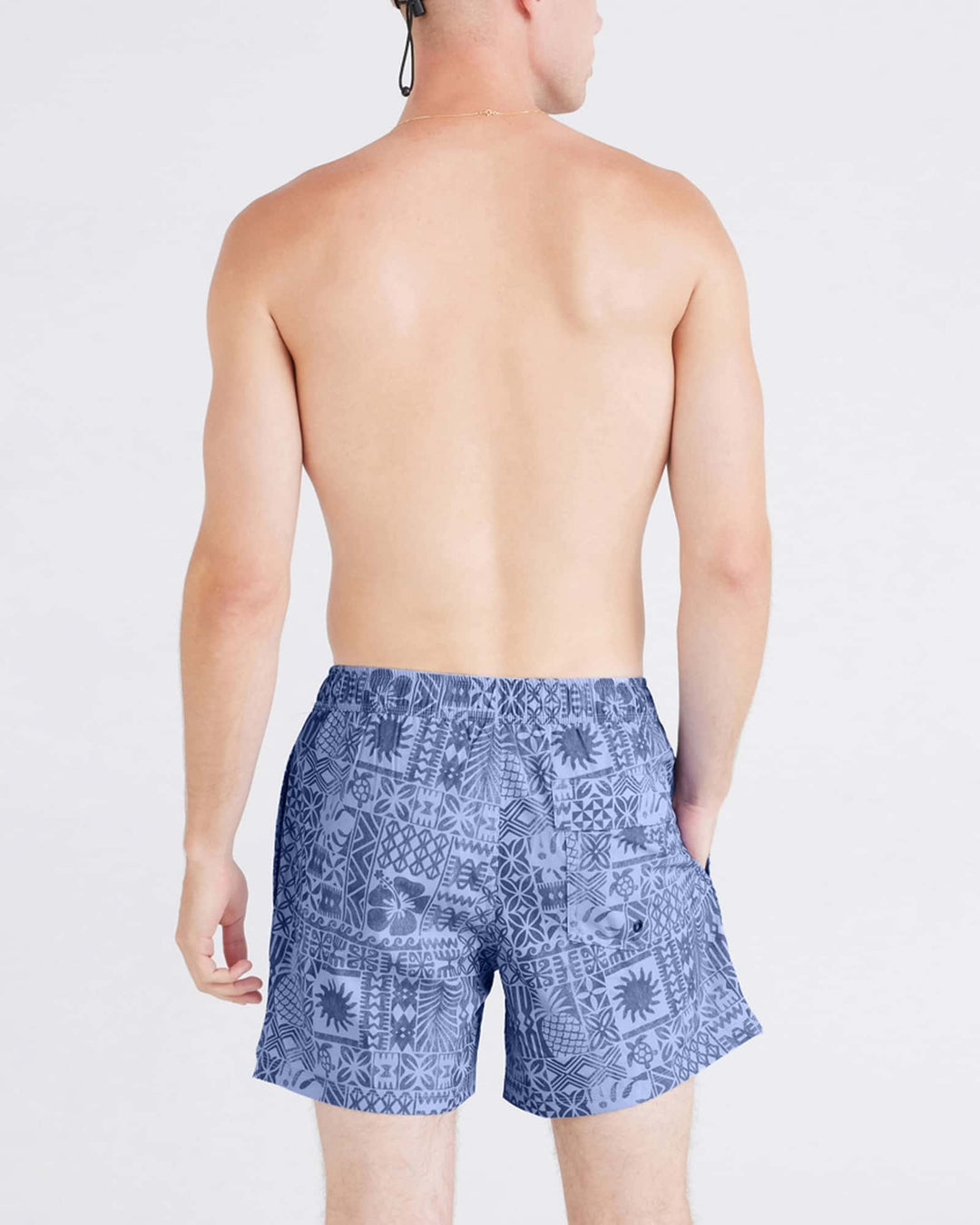 SAXX Oh Buoy 2N1 Volley 5" (Mens) | Tropical Tapa-Lavender