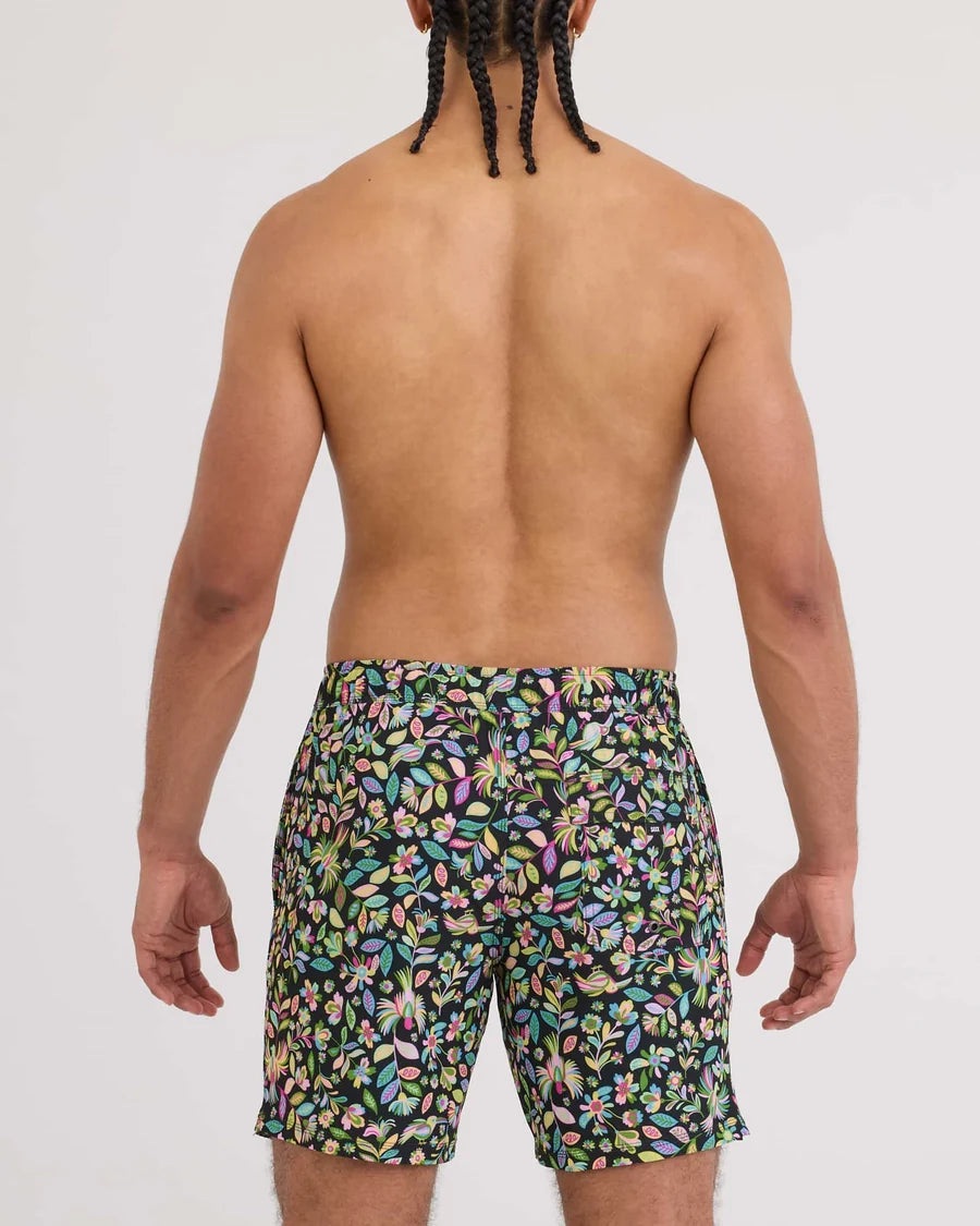 SAXX Oh Buoy 2N1 Volley 7" (Mens) | Amate Garden-Black