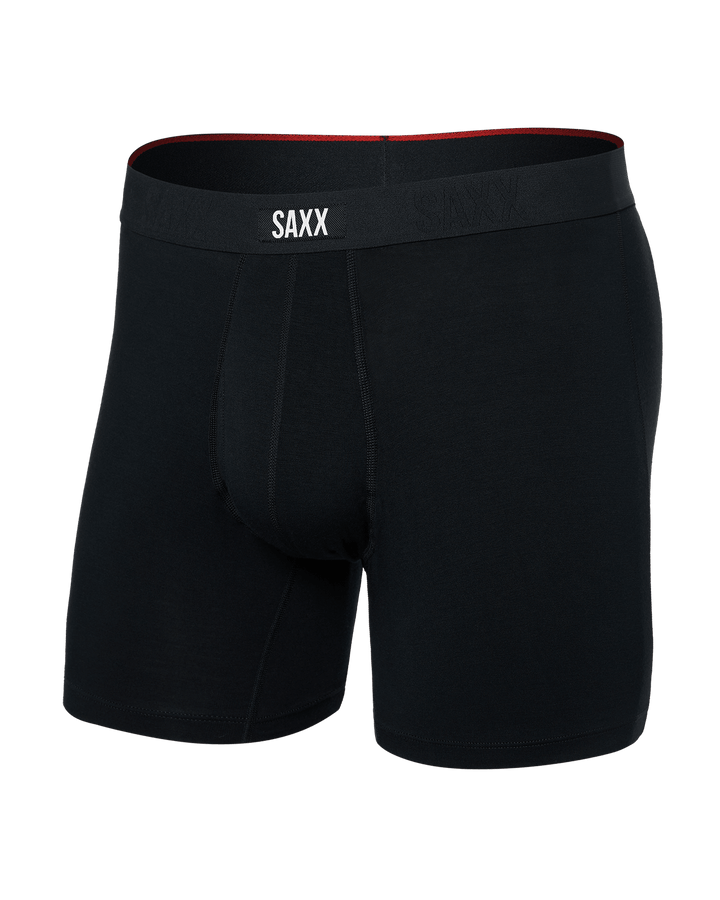Saxx Vibe Xtra Soft Comfort Boxer Brief Fly | Black