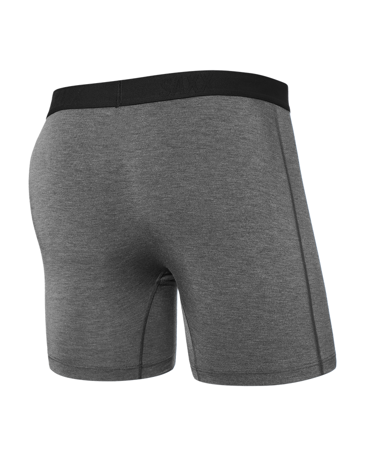 Saxx Vibe Xtra Soft Comfort Boxer Brief Fly | Dark Grey Heather