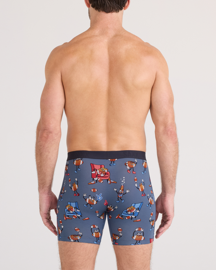 Saxx Vibe Xtra Soft Comfort Boxer Brief Fly | Game Day-Twilight
