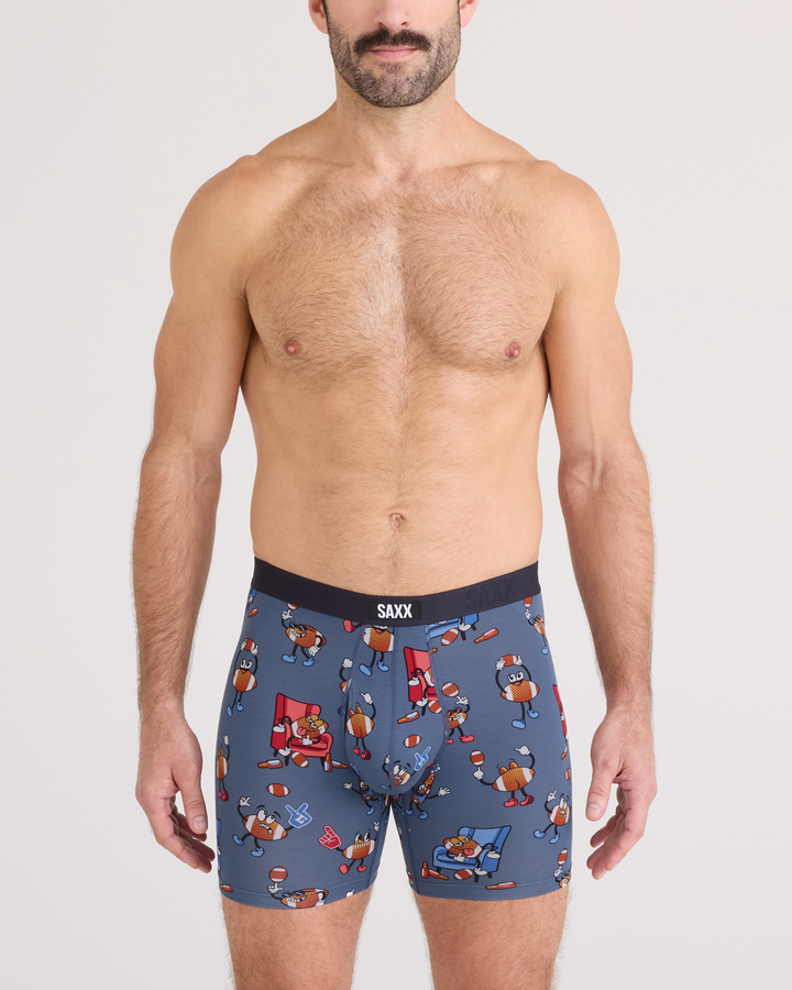 Saxx Vibe Xtra Soft Comfort Boxer Brief Fly | Game Day-Twilight