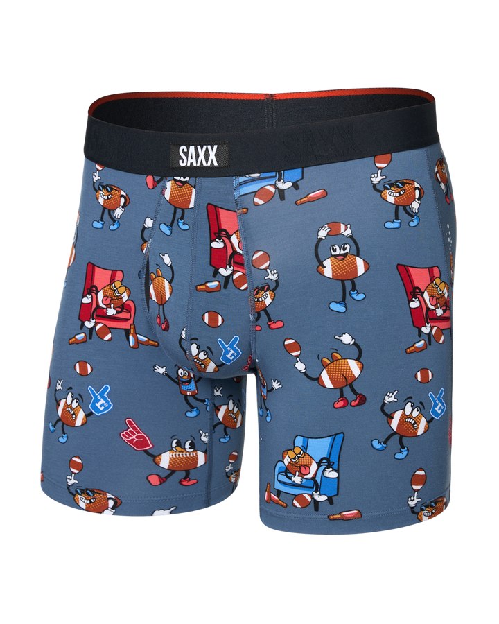 Saxx Vibe Xtra Soft Comfort Boxer Brief Fly | Game Day-Twilight