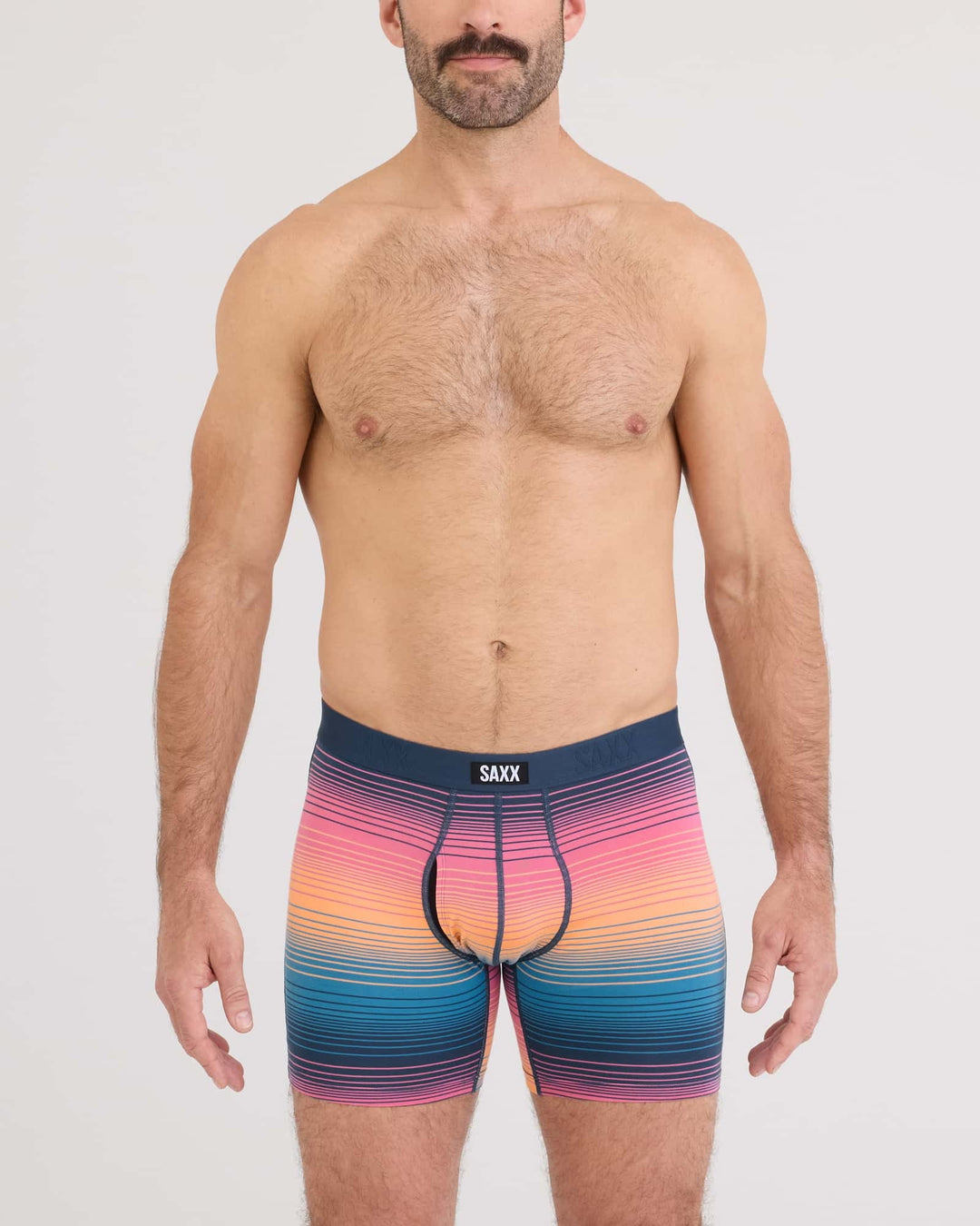Saxx Vibe Xtra Soft Comfort | Hazy Stripe-Sunset