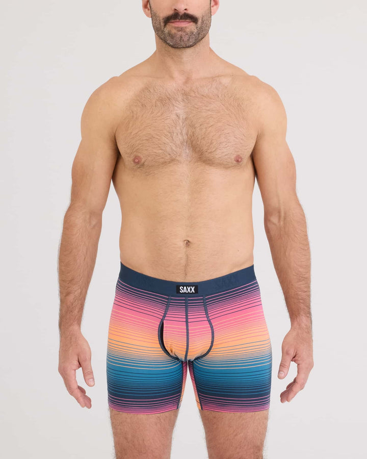 Saxx Vibe Xtra Soft Comfort | Hazy Stripe-Sunset