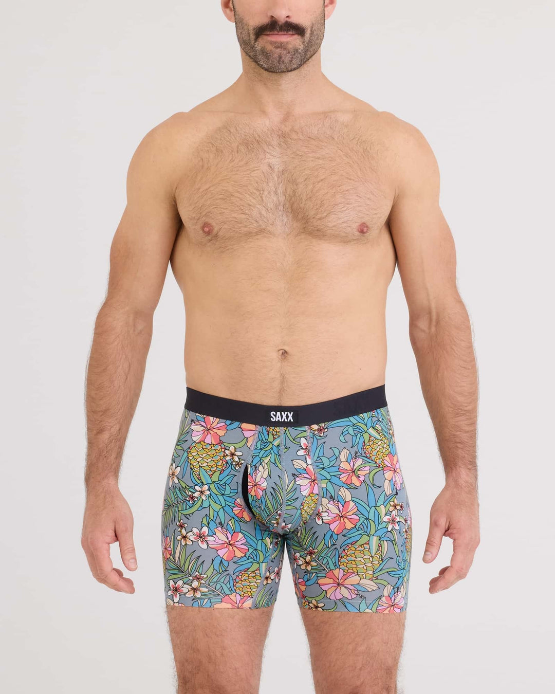 Saxx Vibe Xtra Soft Comfort-2Pk | Pineapple Field/Black