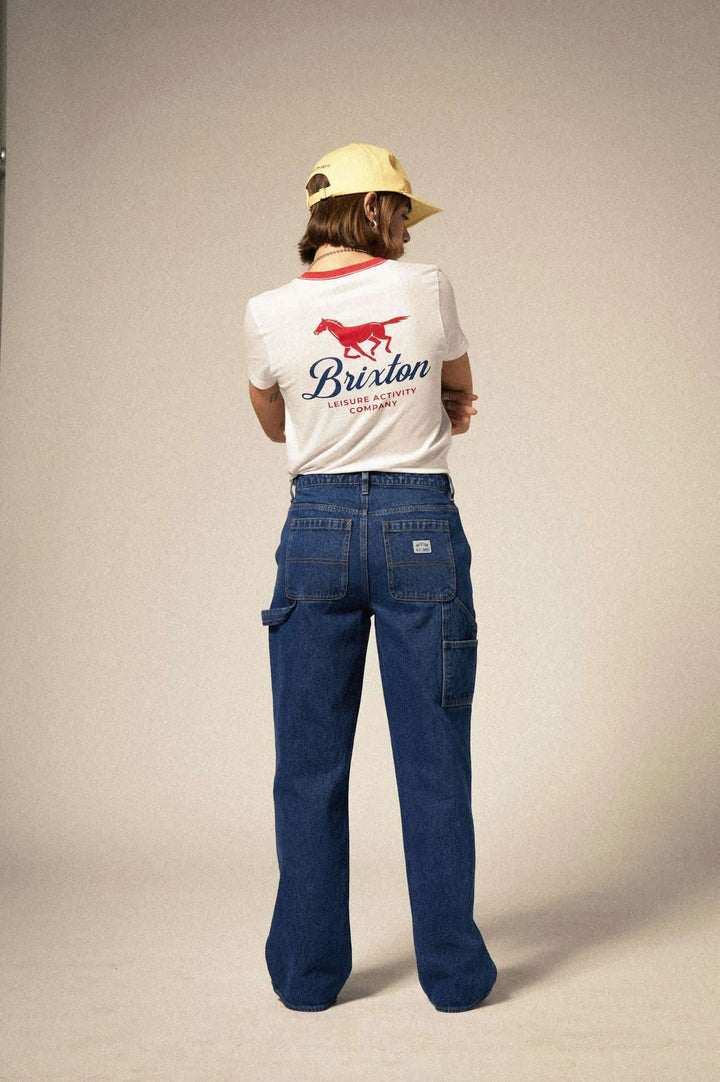 Brixton Essex Painter Pant (Womens) | Medium Denim