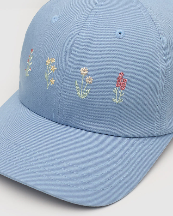 Tentree Spring Flora Peak Hat (Unisex) | Lakeside Blue/White Oak