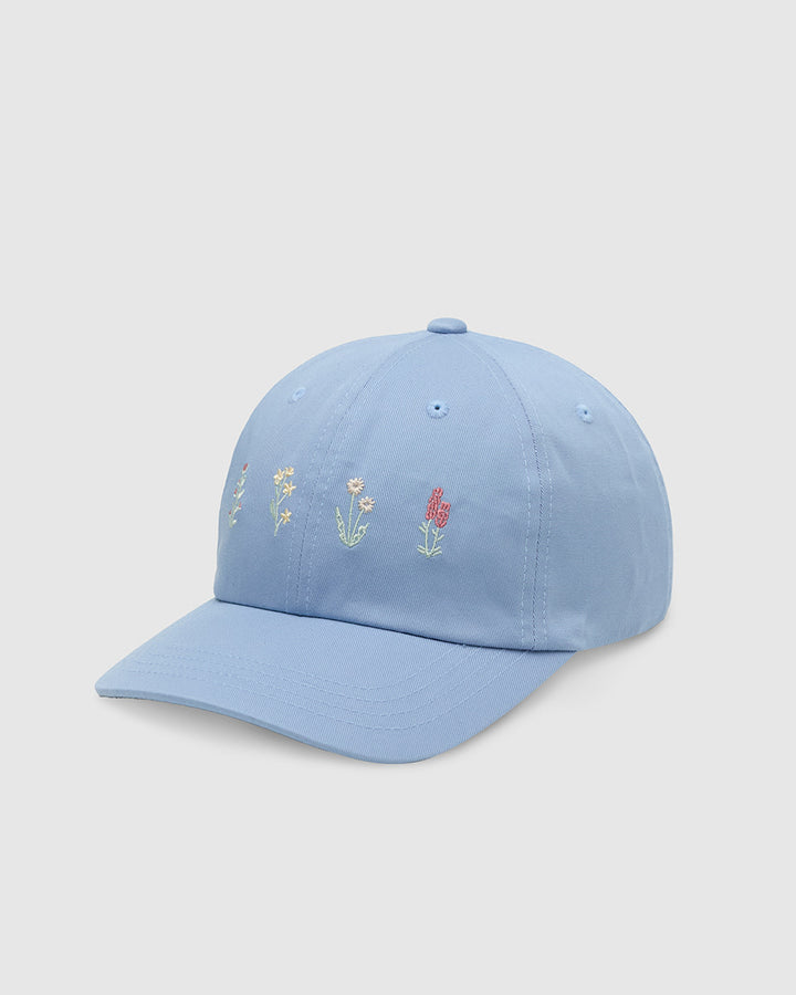 Tentree Spring Flora Peak Hat (Unisex) | Lakeside Blue/White Oak