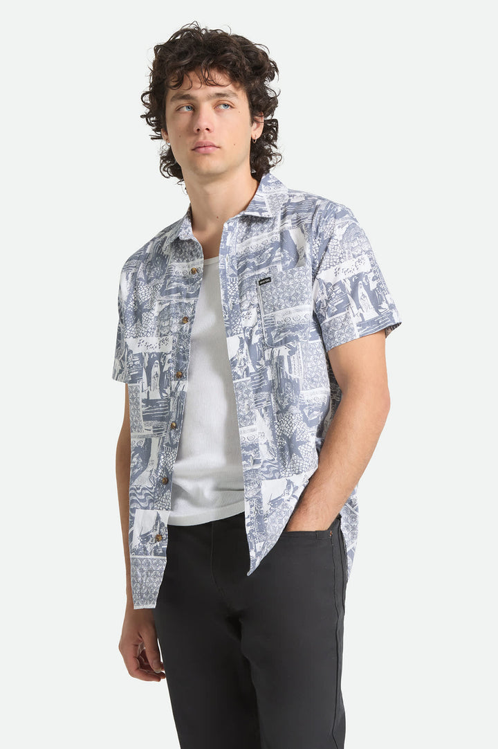 Brixton Charter Print Short Sleeve Woven (Men&