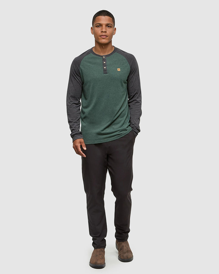 tentree Baker Henley Long Sleeve (Men&