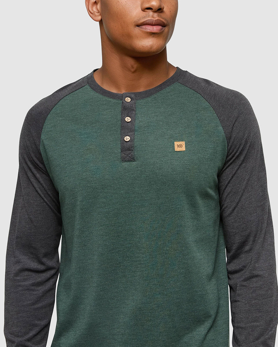 tentree Baker Henley Long Sleeve (Men&