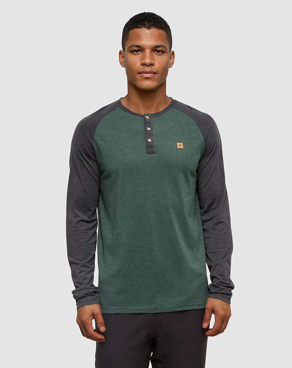 tentree Baker Henley Long Sleeve (Men&