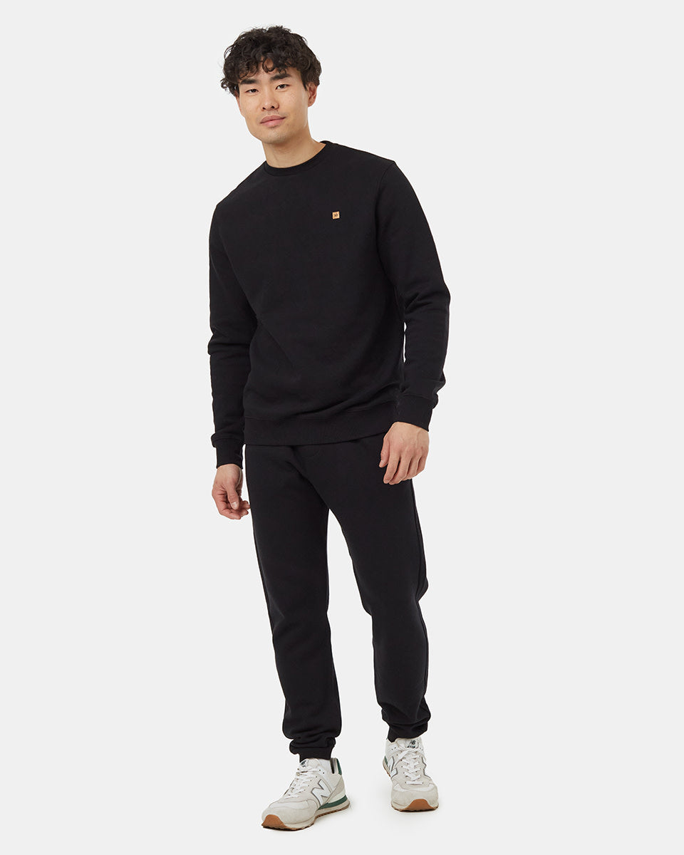 Tentree Mens Treefleece Atlas Sweatpant | Meteorite Black