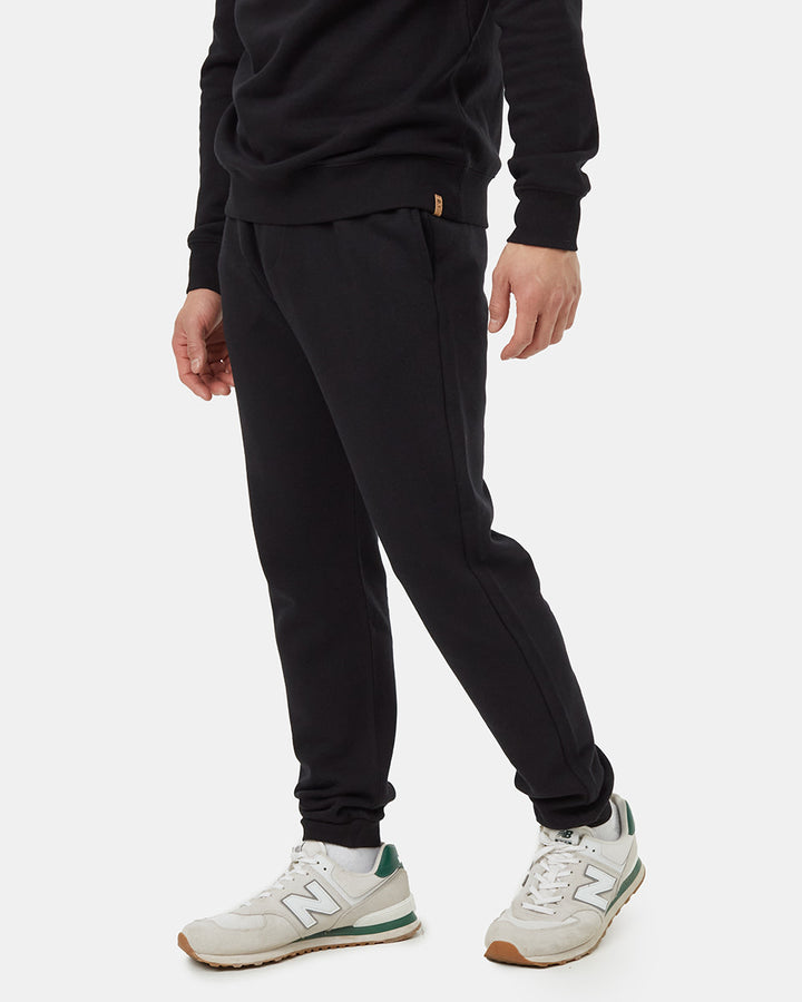 Tentree Mens Treefleece Atlas Sweatpant | Meteorite Black