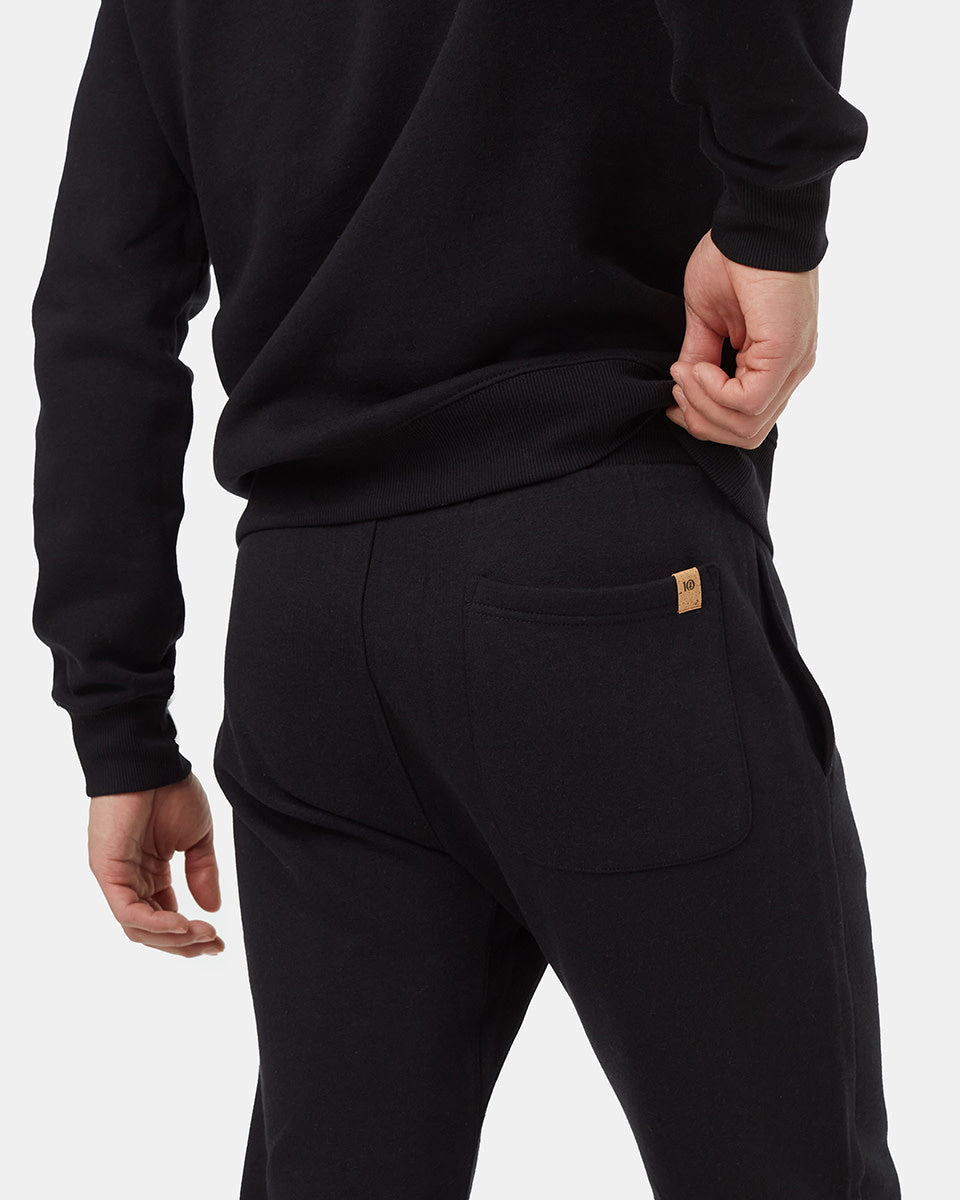 Tentree Mens Treefleece Atlas Sweatpant | Meteorite Black
