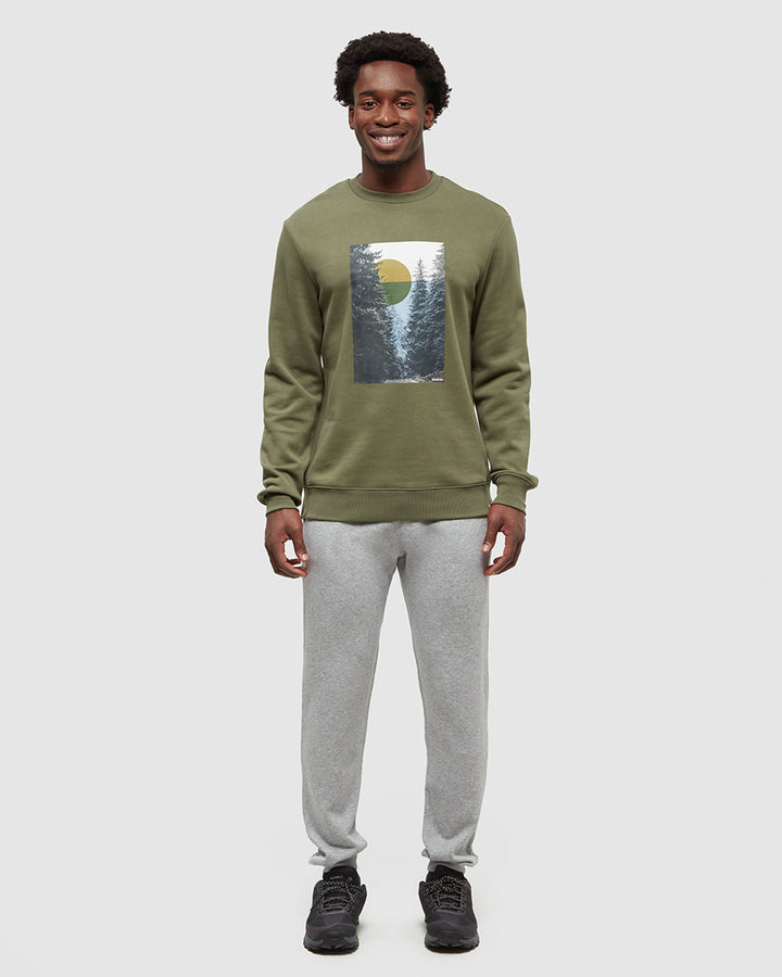 Tentree Treefleece Atlas Sweatpant (Mens) | Harbour Grey Htr