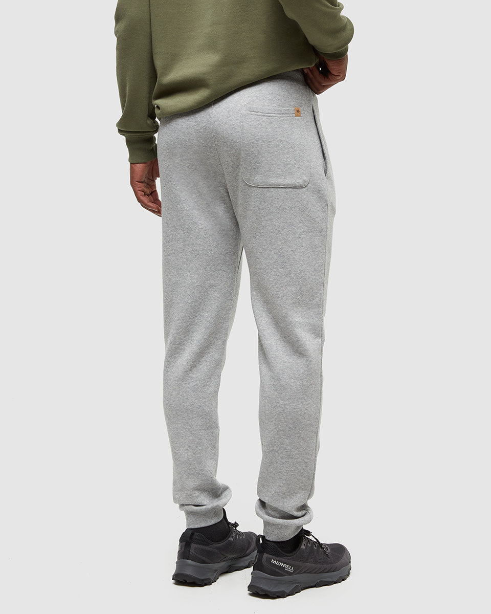 Tentree Treefleece Atlas Sweatpant (Mens) | Harbour Grey Htr