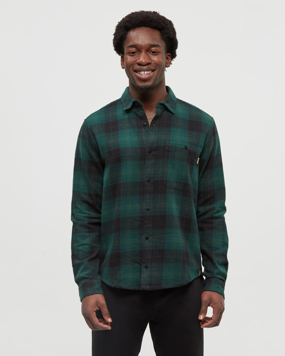 tentree Forest Flannel Shirt (Men&