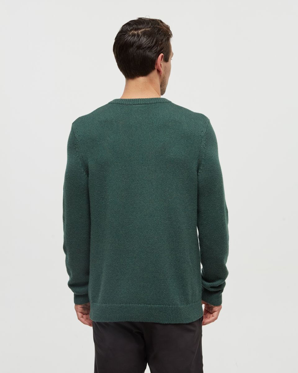 Tentree Dalton Sweater (Mens) | Forest Pine Heather