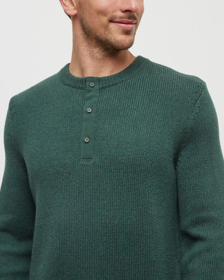 Tentree Dalton Sweater (Mens) | Forest Pine Heather