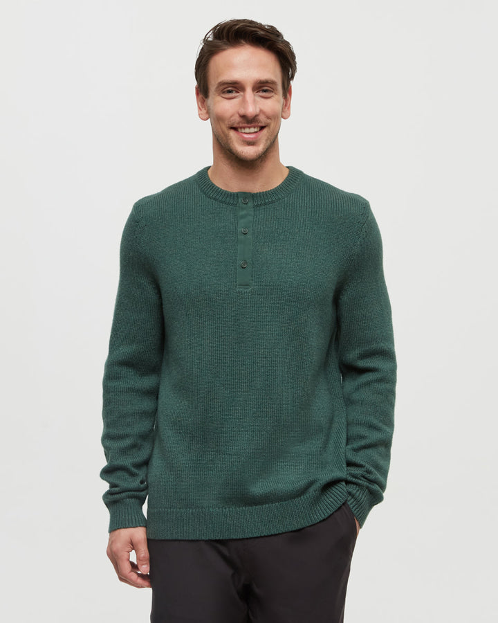 Tentree Dalton Sweater (Mens) | Forest Pine Heather