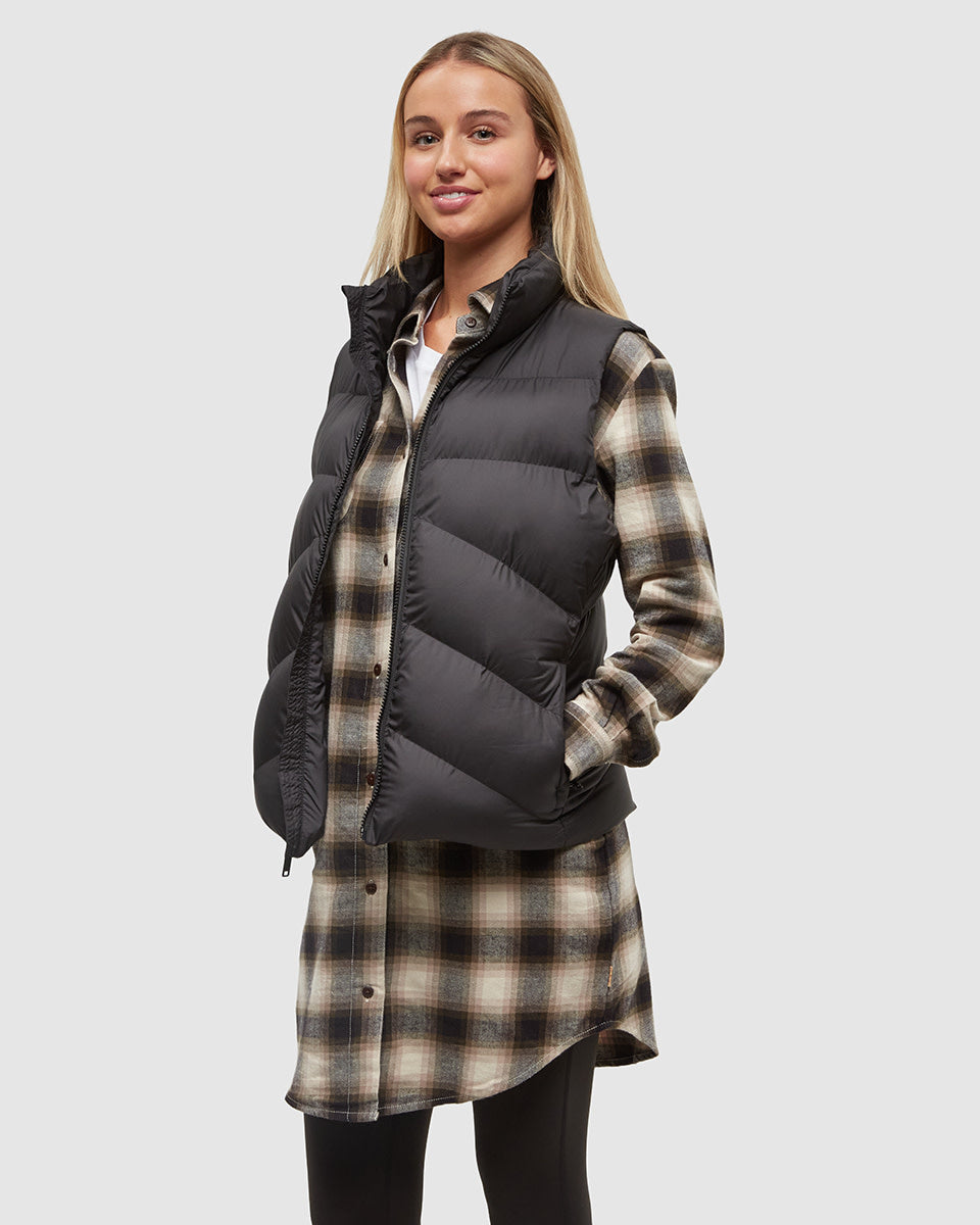Tentree Cloud Shell Puffer Vest (Women&
