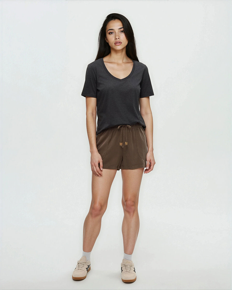 Tentree Tencel Instow Short (Womens) | Timber