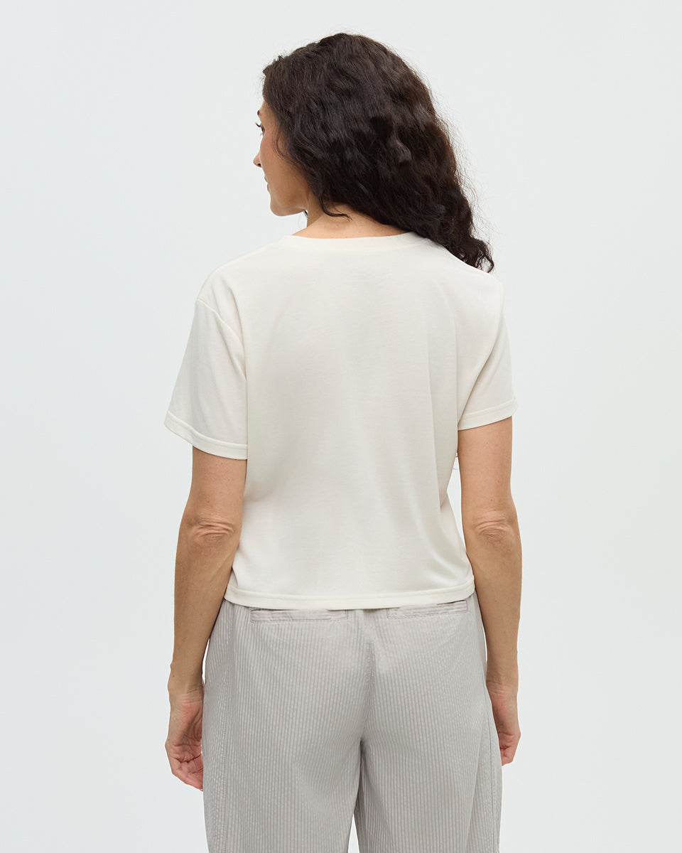 tentree Floral Crop Tee (Women&