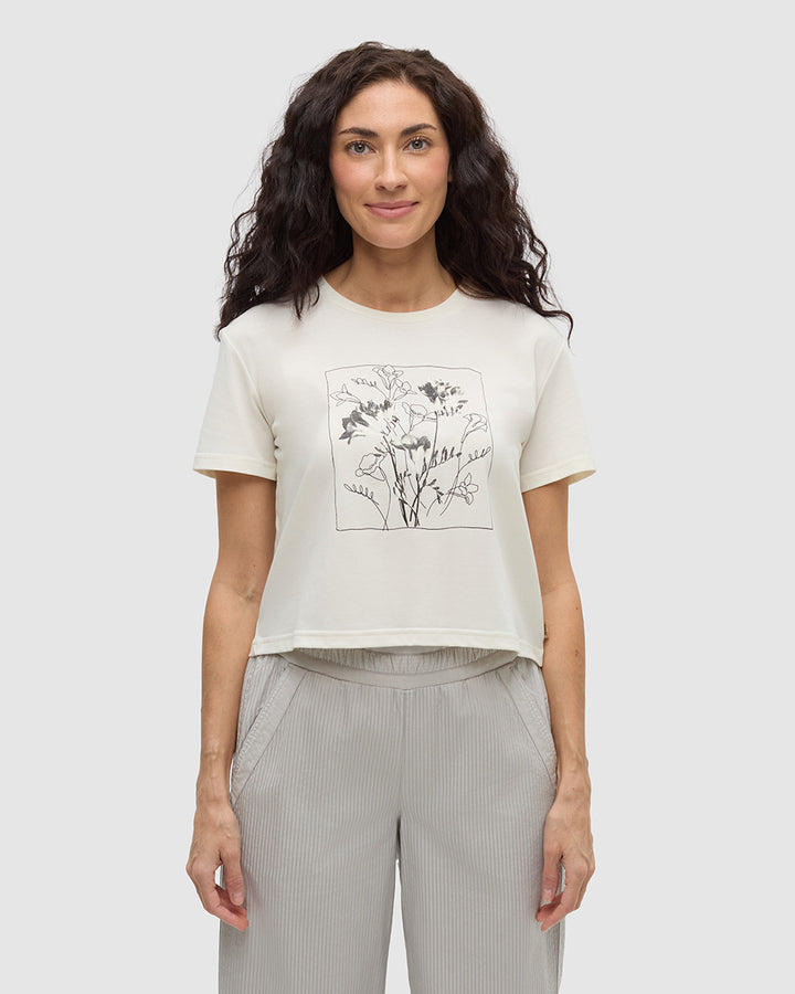 tentree Floral Crop Tee (Women&